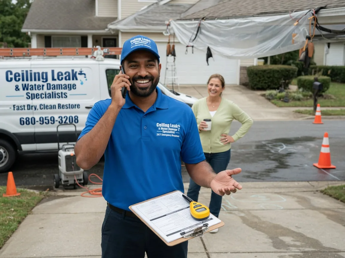 Ceiling Leak Cleanup Jolley, IA FAQs